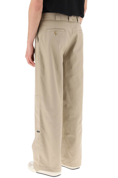 Shop Palm Angels Chino Pants Men In Cream