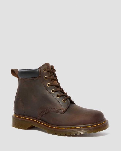 Shop Dr. Martens' 939 Ben Boot Crazy Horse Leather Lace Up Boots In Braun