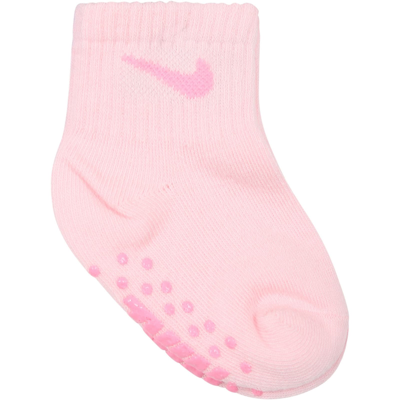 Nike Multioclro Set For Baby Kids With Iconic Swoosh In Multicolor