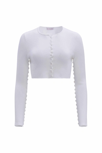 Shop Altuzarra 'haruni' Sweater In Natural White