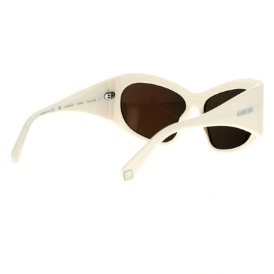 Shop Ambush Sunglasses In Ivory
