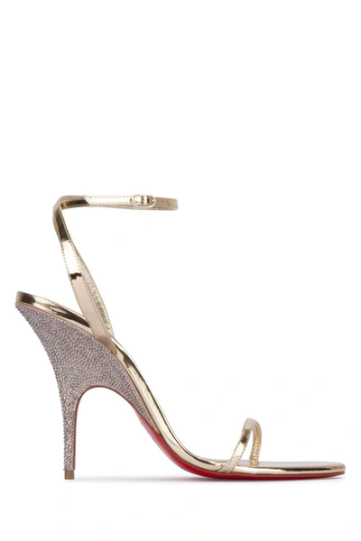 Shop Christian Louboutin Sandals In Silver