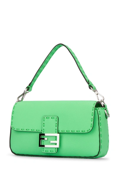 Shop Fendi Shoulder Bags In Green