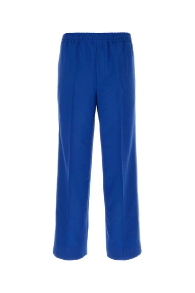 Shop Gucci Pants In Blue