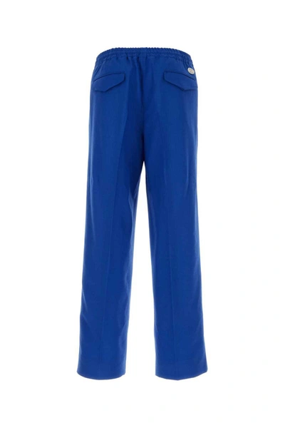 Shop Gucci Pants In Blue