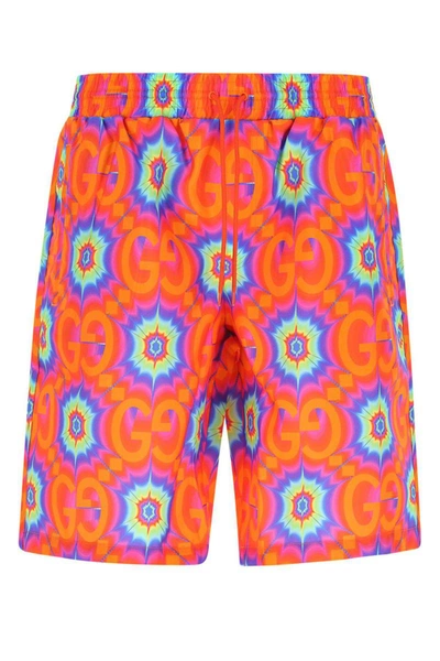 Shop Gucci Shorts In Printed