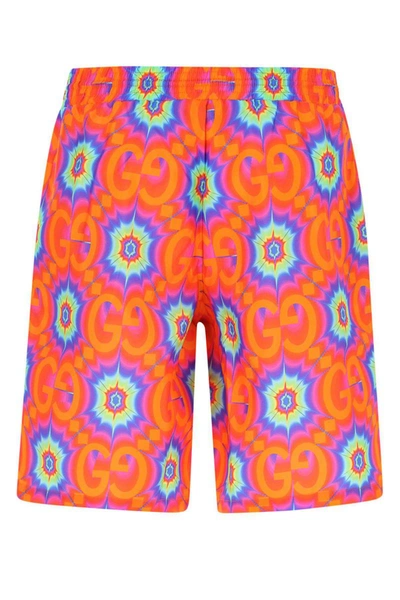 Shop Gucci Shorts In Printed