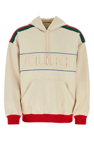Shop Gucci Sweatshirts In Beige O Tan