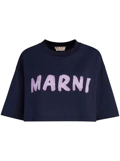 Shop Marni T-shirt Clothing In Black