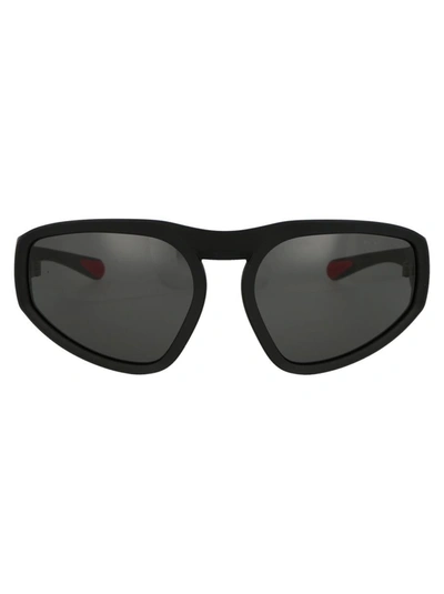 Shop Moncler Sunglasses In 02a Matte Black