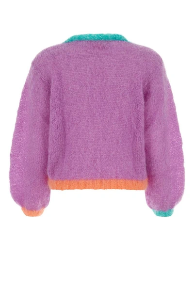 Shop Rose Carmine Knitwear In Purple