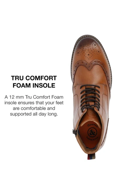 Thomas & Vine Edison Wingtop Ankle Boot In Cognac