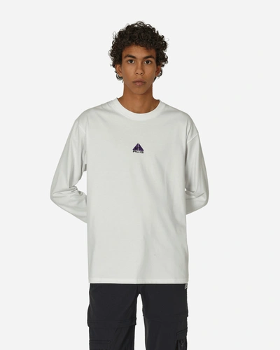 Nike Acg Lungs Longsleeve T-shit Summit White / Black In Multicolor