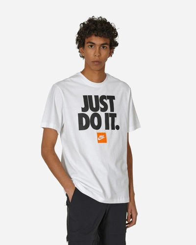 Shop Nike Just Do It T-shirt In White
