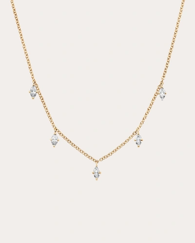 Shop Sara Weinstock Women's Dujour Marquise Diamond Necklace In Gold