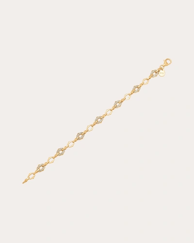 Shop Sara Weinstock Women's Lucia Chain Pavé Diamond Bracelet In Gold