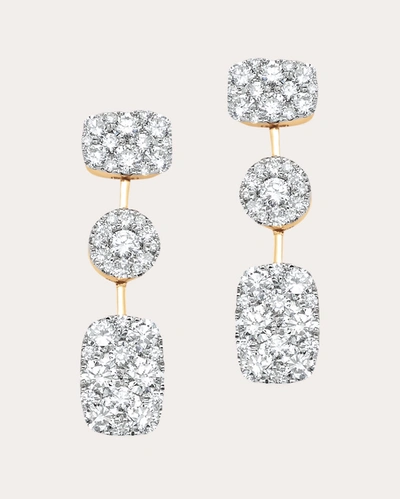 Shop Sara Weinstock Women's Reverie Tri-cluster Drop Earrings In Gold