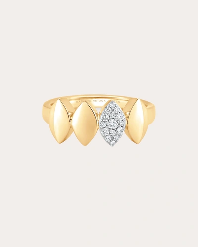Shop Sara Weinstock Women's Unity Reverie Marquise Partial Diamond Ring In Gold