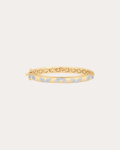 Shop Sara Weinstock Women's Lierre Reverie Marquise Cluster Bangle In Gold