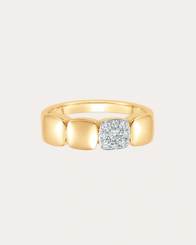 Shop Sara Weinstock Women's Adira Cushion Illusion Beaded Ring In Gold