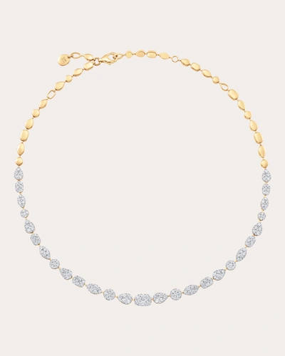 Shop Sara Weinstock Women's Reverie Multi Cluster Choker Necklace In Gold