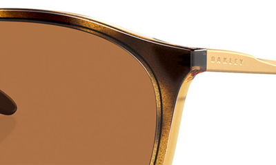 Oakley Sielo 57mm Polarized Round Sunglasses In Bronze