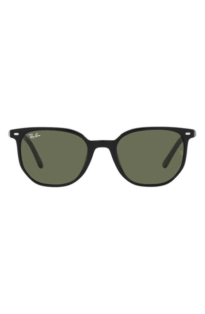 Ray Ban Elliot 54mm Gradient Square Sunglasses In Black