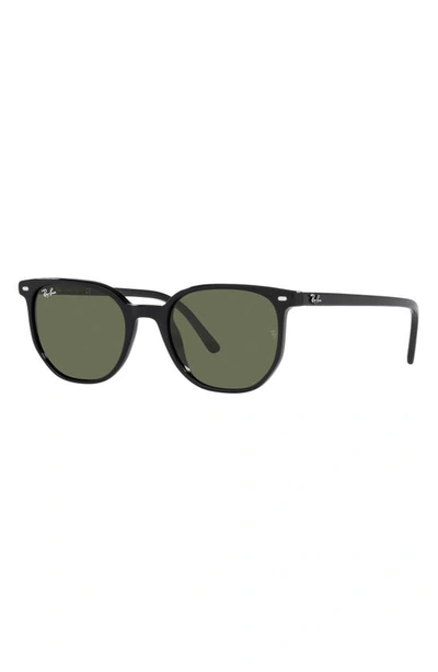 Ray Ban Elliot 54mm Gradient Square Sunglasses In Black