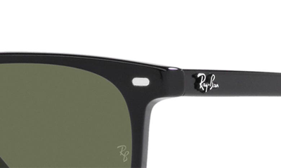 Ray Ban Elliot 54mm Gradient Square Sunglasses In Black