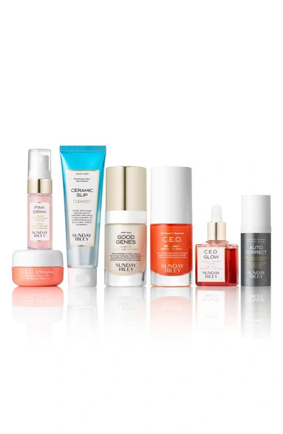 Shop Sunday Riley Wake Up With Me Complete Morning Routine Set $178 Value