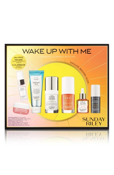Shop Sunday Riley Wake Up With Me Complete Morning Routine Set $178 Value