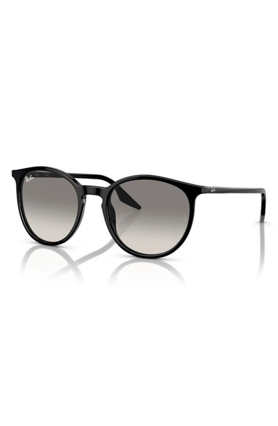 Ray Ban Ray-ban 54mm Gradient Phantos Round Sunglasses In Black