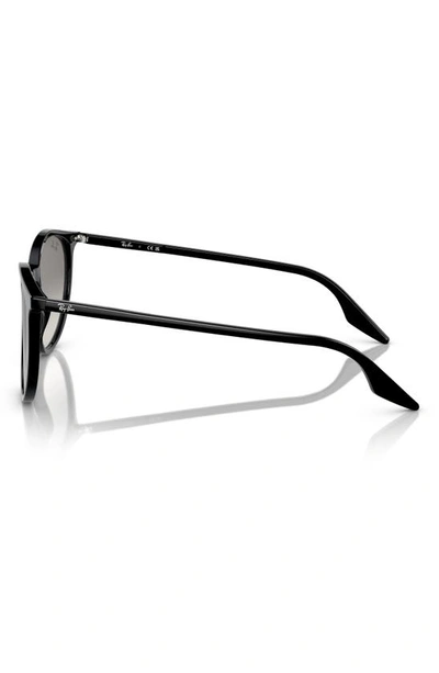 Ray Ban Ray-ban 54mm Gradient Phantos Round Sunglasses In Black