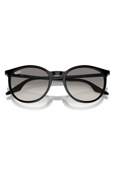 Ray Ban Ray-ban 54mm Gradient Phantos Round Sunglasses In Black