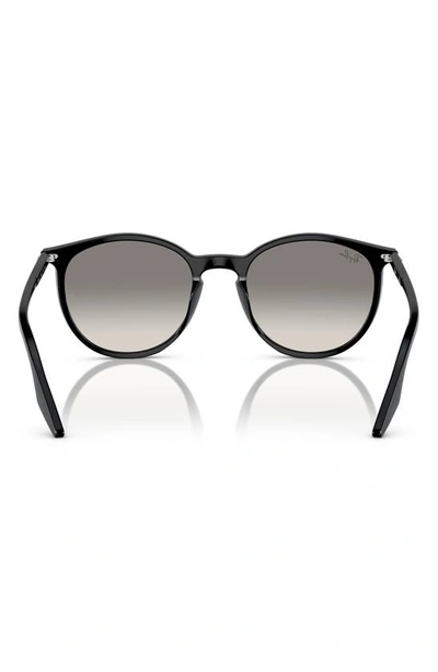 Ray Ban Ray-ban 54mm Gradient Phantos Round Sunglasses In Black