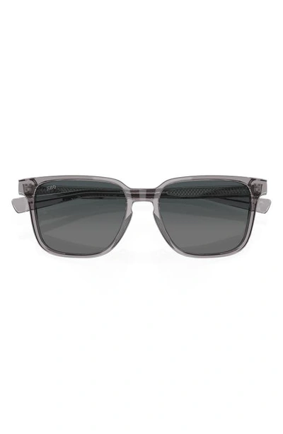 Shop Costa Del Mar Kailano 53mm Gradient Polarized Square Sunglasses In Grey Gradient