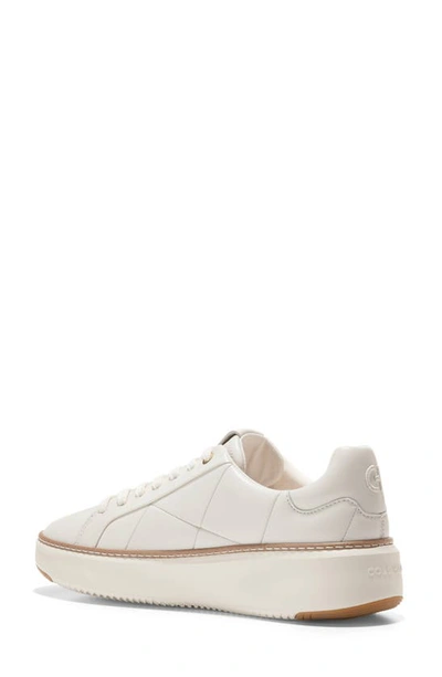 Cole Haan Grandpro Cloudfeel Topspin Platform Sneaker In Ivory Quil