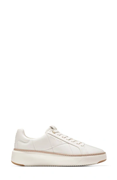 Cole Haan Grandpro Cloudfeel Topspin Platform Sneaker In Ivory Quil