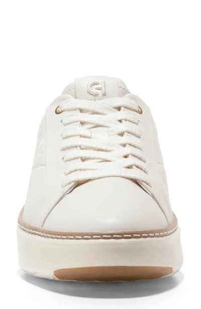 Cole Haan Grandpro Cloudfeel Topspin Platform Sneaker In Ivory Quil