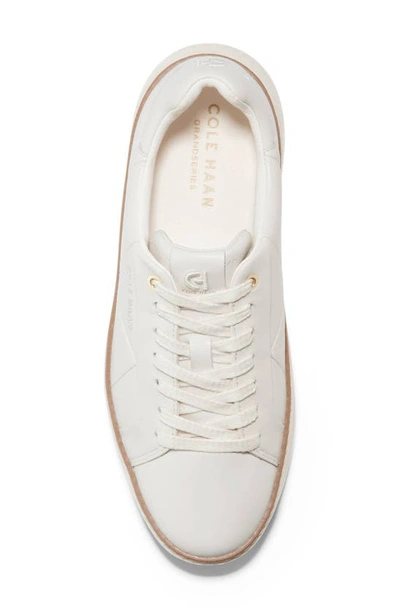 Cole Haan Grandpro Cloudfeel Topspin Platform Sneaker In Ivory Quil