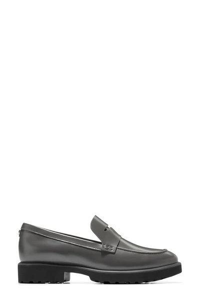 Shop Cole Haan Geneva Lug Sole Penny Loafer In Pavement B