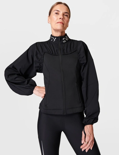 Shop Sweaty Betty Therma Boost Kinetic Run Jacket In Black