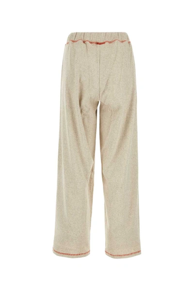 Shop Baserange Pants In Beige O Tan