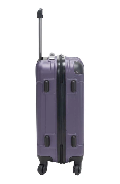 Kenneth Cole Out Of Bounds 20" Hardside Carry-on Luggage In Smokey Purple