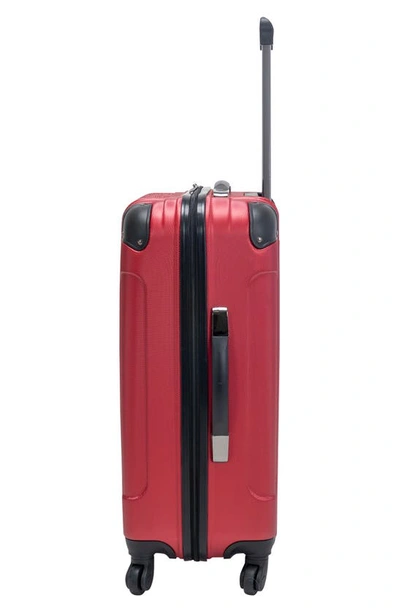 Shop Kenneth Cole Out Of Bounds 24" Hardside Luggage In Scarlet Red