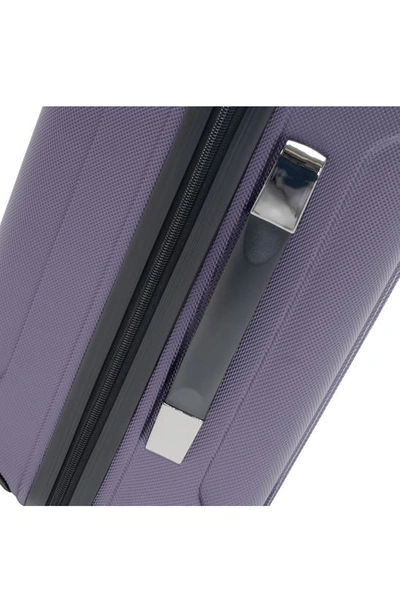 Kenneth Cole Out Of Bounds 20" Hardside Carry-on Luggage In Smokey Purple