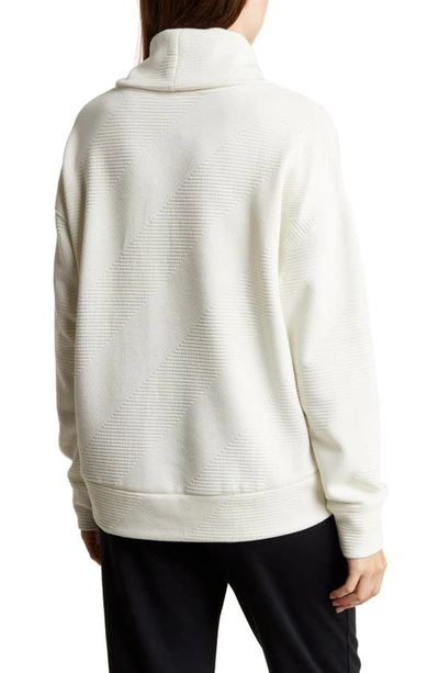 Shop Marika Darcy Funnel Neck Pullover In Egret