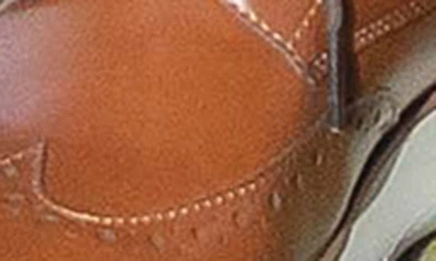 Nunn Bush Men's Stance Wingtip Casual Oxford Shoes In Cognac Multi