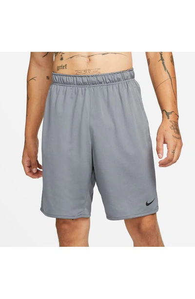 Shop Nike Dri-fit Totality Unlined Shorts In Smoke Grey/ Black