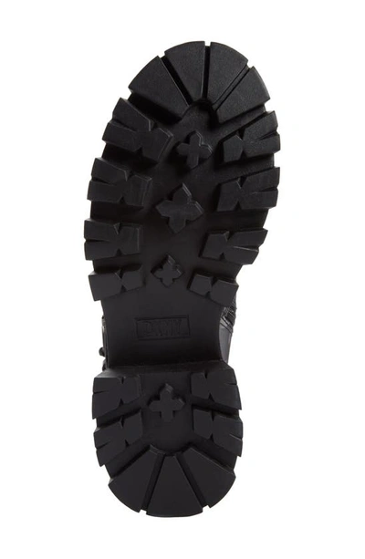 Dkny Sava Combat Boot In Black Camo